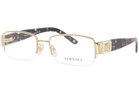 half rim versace glasses|Versace® Eyeglasses .